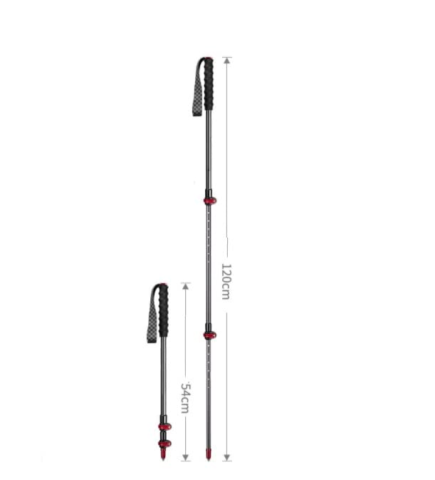 LUYILA Trekking Poles, Lightweight Telescopic Portable Carbon Fiber Hiking Stick - LUYILA Trekking Poles, Lightweight Telescopic Portable Carbon Fiber Hiking Stick - Travelking