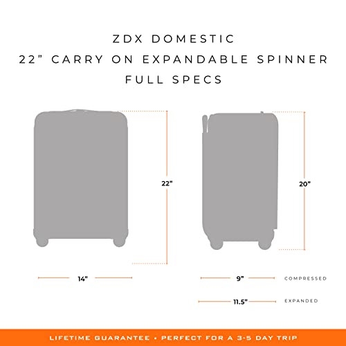 Briggs & Riley ZDX-Expandable Luggage with 4 Spinner Wheels, Black - Briggs & Riley ZDX-Expandable Luggage with 4 Spinner Wheels, Black - Travelking