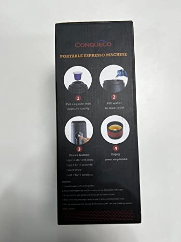 CONQUECO Portable Coffee Maker: 12V Travel Espresso Machine - CONQUECO Portable Coffee Maker: 12V Travel Espresso Machine - Travelking