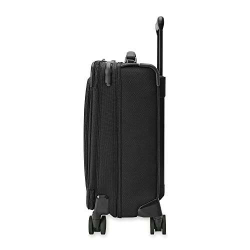 Briggs & Riley Spinners, Black, 19-inch Baseline Compact Carry-On - Briggs & Riley Spinners, Black, 19-inch Baseline Compact Carry-On - Travelking