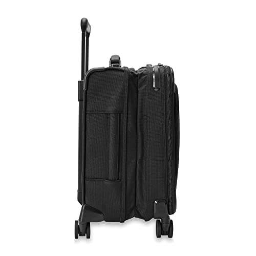 Briggs & Riley Spinners, Black, 19-inch Baseline Compact Carry-On - Briggs & Riley Spinners, Black, 19-inch Baseline Compact Carry-On - Travelking