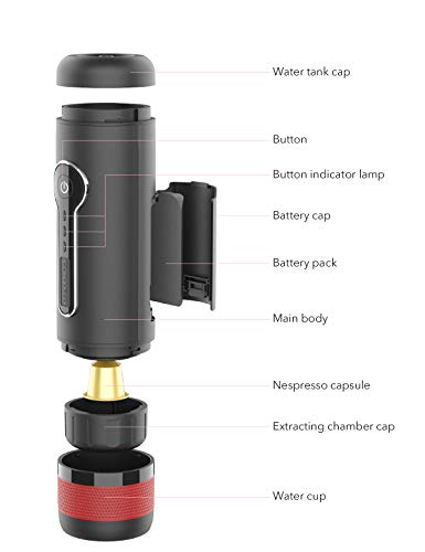 CONQUECO Portable Coffee Maker: 12V Travel Espresso Machine - CONQUECO Portable Coffee Maker: 12V Travel Espresso Machine - Travelking