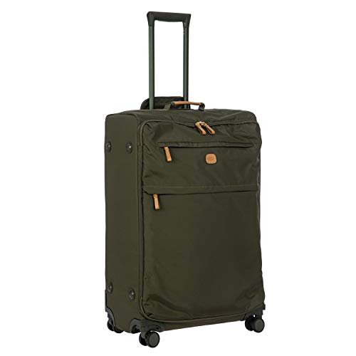 Bric's X-Bag Large Spinner with Frame 30 Inch Suitcase, Olive - Bric's X-Bag Large Spinner with Frame 30 Inch Suitcase, Olive - Travelking