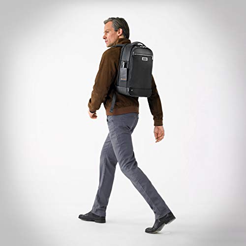 Briggs & Riley @ Work Medium Slim Backpack, Black, Large - Briggs & Riley @ Work Medium Slim Backpack, Black, Large - Travelking