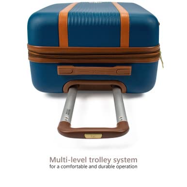 Badgley Mischka Mia 3 Piece Expandable Retro Luggage Set - Badgley Mischka Mia 3 Piece Expandable Retro Luggage Set - Travelking