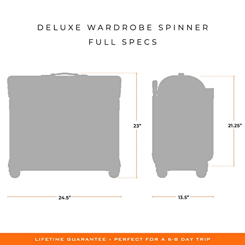 Briggs & Riley Baseline Garment Bags, Black, Deluxe Wardrobe Spinner - Briggs & Riley Baseline Garment Bags, Black, Deluxe Wardrobe Spinner - Travelking
