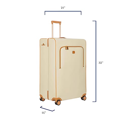 Bric's USA Luggage Model: FIRENZE |Size: Spinner 32" Split Frame | CREAM