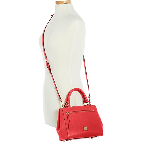 Dooney & Bourke Handbag, Saffiano Small Zip Satchel - Tomato - Dooney & Bourke Handbag, Saffiano Small Zip Satchel - Tomato - Travelking