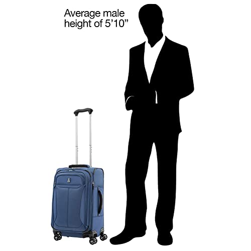 Travelpro Tourlite Softside Lightweigh Expandable Spinner - Blue - Travelpro Tourlite Softside Lightweigh Expandable Spinner - Blue - Travelking