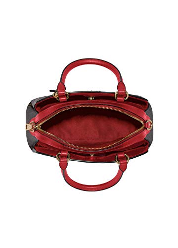 Coach Mini Lillie Carryall In Signature Canvas (IM/Brown 1941 Red) - Coach Mini Lillie Carryall In Signature Canvas (IM/Brown 1941 Red) - Travelking