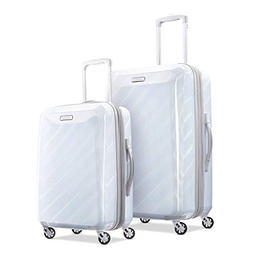 American Tourister Moonlight Hardside Expandable Luggage, White - American Tourister Moonlight Hardside Expandable Luggage, White - Travelking