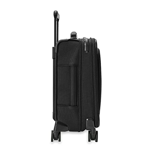Briggs & Riley Spinners, Black, 19-inch Baseline Compact Carry-On - Briggs & Riley Spinners, Black, 19-inch Baseline Compact Carry-On - Travelking
