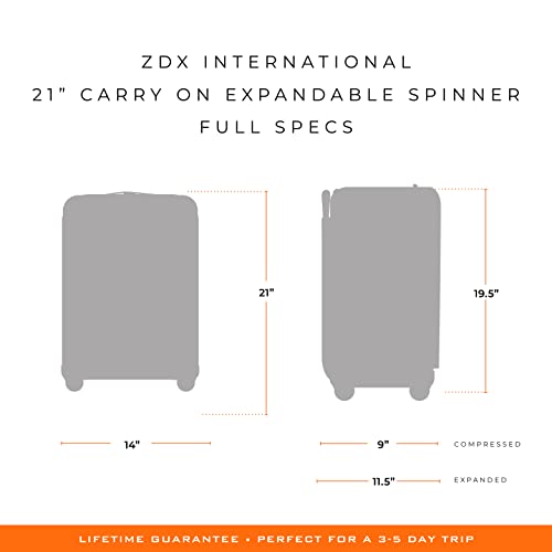 Briggs & Riley ZDX-Expandable Luggage with 4 Spinner Wheels, Hunter - Briggs & Riley ZDX-Expandable Luggage with 4 Spinner Wheels, Hunter - Travelking