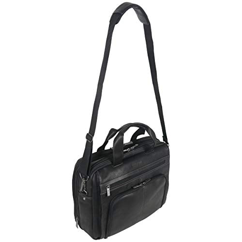 Kenneth Cole Reaction Manhattan Colombian Leather Laptop Briefcase - Kenneth Cole Reaction Manhattan Colombian Leather Laptop Briefcase - Travelking
