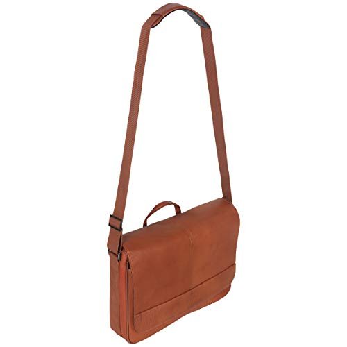 KENNETH COLE REACTION Messenger Full-Grain Colombian Leather Day Bag - KENNETH COLE REACTION Messenger Full-Grain Colombian Leather Day Bag - Travelking
