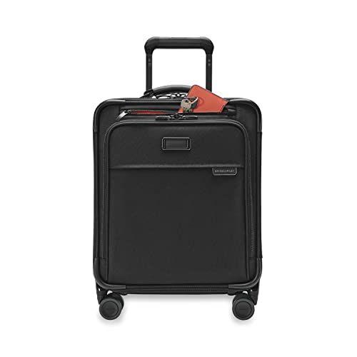 Briggs & Riley Spinners, Black, 19-inch Baseline Compact Carry-On - Briggs & Riley Spinners, Black, 19-inch Baseline Compact Carry-On - Travelking