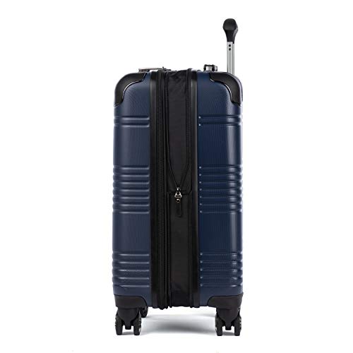 Travelpro Roundtrip Hardside Expandable Luggage, TSA Lock, Navy Blue - Travelpro Roundtrip Hardside Expandable Luggage, TSA Lock, Navy Blue - Travelking
