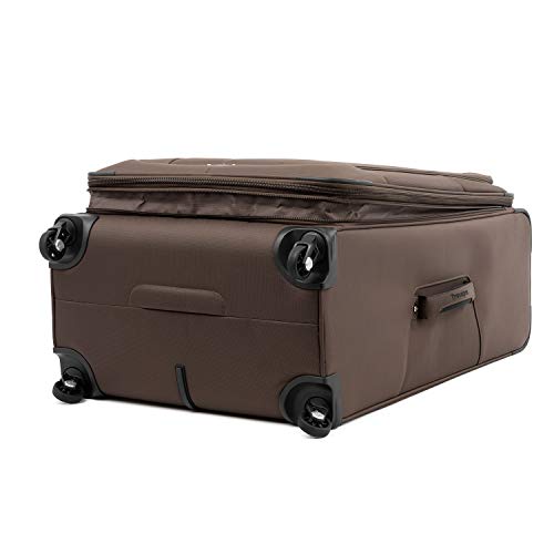 Travelpro Maxlite 5 Softside Expandable Spinner Wheel Luggage, Mocha Brown - Travelpro Maxlite 5 Softside Expandable Spinner Wheel Luggage, Mocha Brown - Travelking