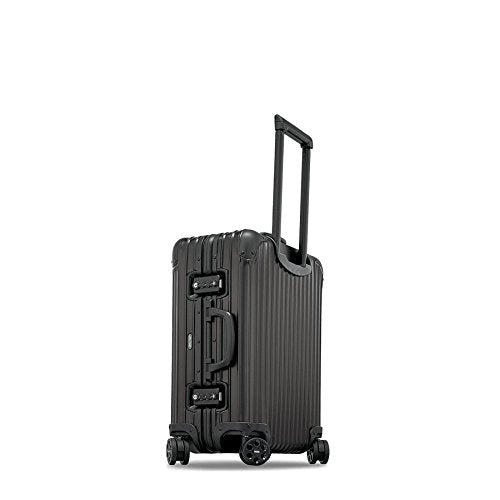 Rimowa Topas Stealth Multiwheel 21-inch - Elegant Black Anodised Aluminium, TSA Locks - Rimowa Topas Stealth Multiwheel 21-inch - Elegant Black Anodised Aluminium, TSA Locks - Travelking
