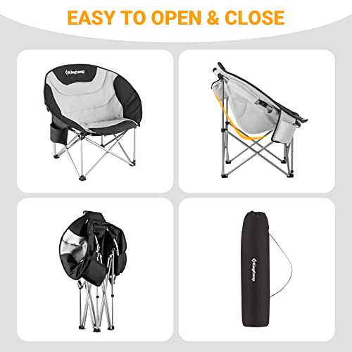 KingCamp Camping Chair Oversized Padded Moon - KingCamp Camping Chair Oversized Padded Moon - Travelking