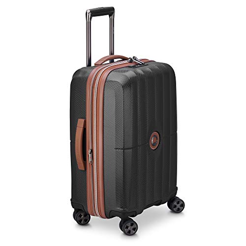 DELSEY Paris St. Tropez Hardside Expandable Luggage with Spinner Wheels, Black - 28"