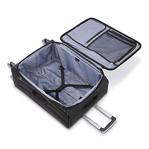 Samsonite Ascella X Softside Expandable Luggage with Spinner Wheels, Black - Samsonite Ascella X Softside Expandable Luggage with Spinner Wheels, Black - Travelking