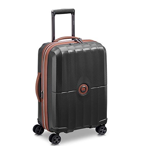DELSEY Paris St. Tropez Hardside Expandable Luggage with Spinner Wheels, Black - 28"