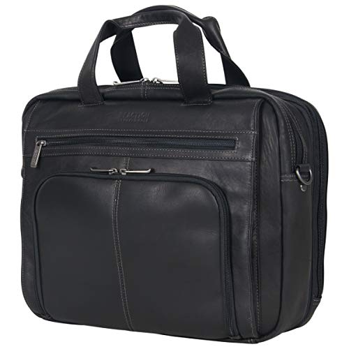 Kenneth Cole Reaction Manhattan Colombian Leather Laptop Briefcase - Kenneth Cole Reaction Manhattan Colombian Leather Laptop Briefcase - Travelking