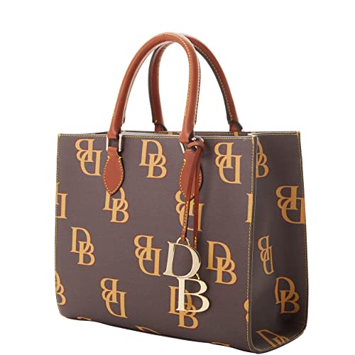 Dooney & Bourke Handbag, Monogram Janine Satchel - Brown Tmoro - Dooney & Bourke Handbag, Monogram Janine Satchel - Brown Tmoro - Travelking
