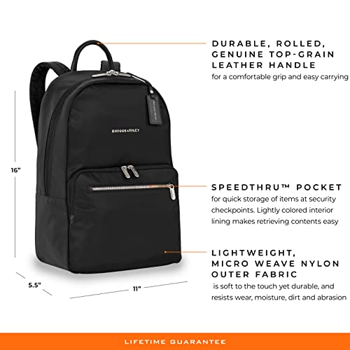 Briggs & Riley Rhapsody-Essential Backpack, Black, One Size - Briggs & Riley Rhapsody-Essential Backpack, Black, One Size - Travelking