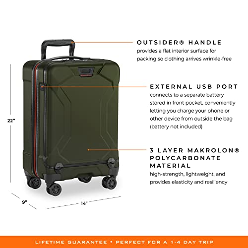 Briggs & Riley Torq Hardside Carry On Luggage with Spinner Wheels 22"