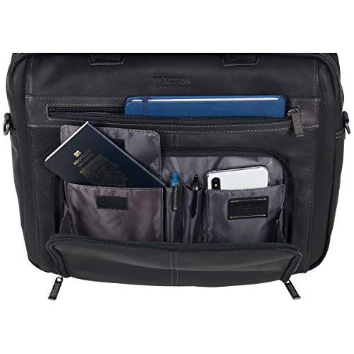 Kenneth Cole Reaction Manhattan Colombian Leather Laptop Briefcase - Kenneth Cole Reaction Manhattan Colombian Leather Laptop Briefcase - Travelking