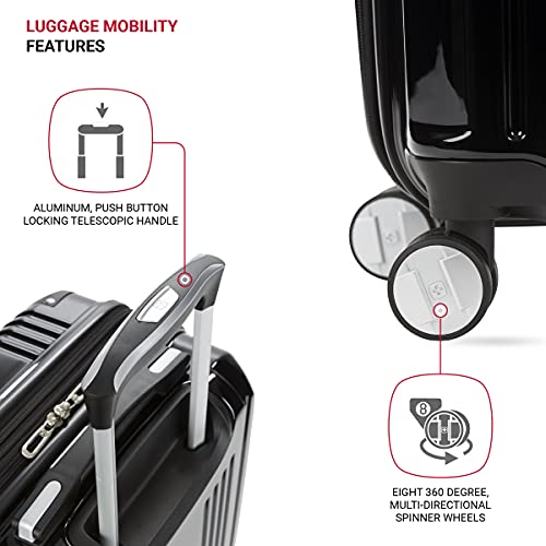 SwissGear 7786 Hardside Expandable Luggage with Spinner Wheels - SwissGear 7786 Hardside Expandable Luggage with Spinner Wheels - Travelking