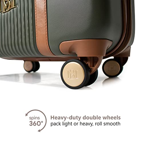 Badgley Mischka Mia 3 Piece Expandable Retro Luggage Set - Badgley Mischka Mia 3 Piece Expandable Retro Luggage Set - Travelking