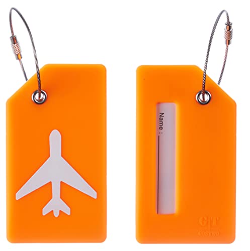2 Pack Silicone Luggage Tag Baggage Handbag School Bag Suitcase - 2 Pack Silicone Luggage Tag Baggage Handbag School Bag Suitcase - Travelking