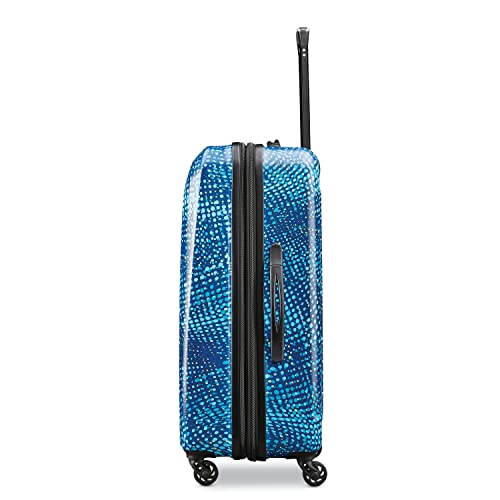 American Tourister Moonlight Hardside Expandable Luggage, Blue - American Tourister Moonlight Hardside Expandable Luggage, Blue - Travelking