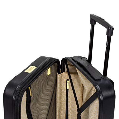 Badgley Mischka Modern trolley Diamond 3 Piece Expandable Spinner - Badgley Mischka Modern trolley Diamond 3 Piece Expandable Spinner - Travelking