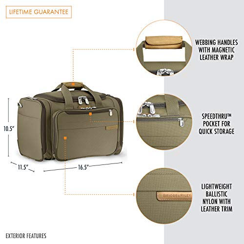 Briggs & Riley Baseline-Deluxe Travel Tote Bag, Olive - Briggs & Riley Baseline-Deluxe Travel Tote Bag, Olive - Travelking