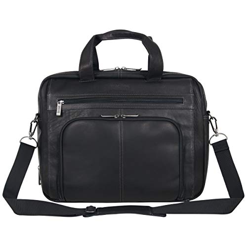 Kenneth Cole Reaction Manhattan Colombian Leather Laptop Briefcase - Kenneth Cole Reaction Manhattan Colombian Leather Laptop Briefcase - Travelking