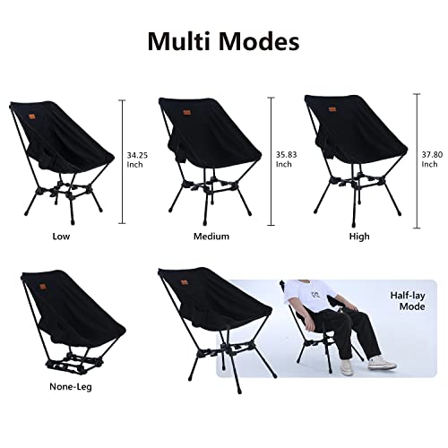 MOON LENCE Adjustable Camping Chair - Large Folding Chair - MOON LENCE Adjustable Camping Chair - Large Folding Chair - Travelking