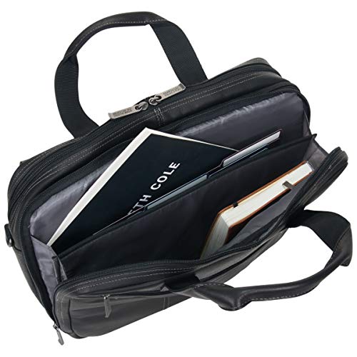 Kenneth Cole Reaction Manhattan Colombian Leather Laptop Briefcase - Kenneth Cole Reaction Manhattan Colombian Leather Laptop Briefcase - Travelking