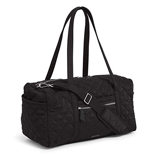 Vera Bradley Women's Performance Twill Medium Travel Duffle Bag, Black - Vera Bradley Women's Performance Twill Medium Travel Duffle Bag, Black - Travelking