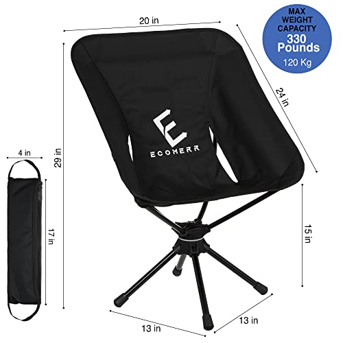 Ecomerr Portable Camping Chair - Bottle Sized Compact Foldable Chair - Ecomerr Portable Camping Chair - Bottle Sized Compact Foldable Chair - Travelking