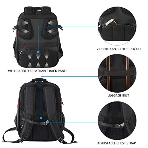 KROSER Travel Laptop Backpack 17.3 Inch XL Computer Backpack - KROSER Travel Laptop Backpack 17.3 Inch XL Computer Backpack - Travelking