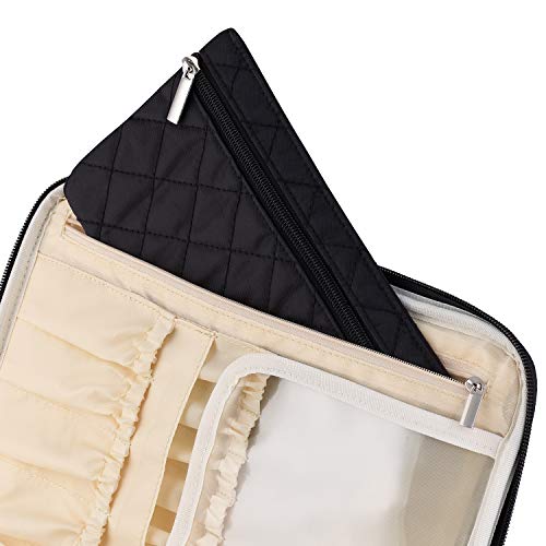 Ellis James Designs Extra Large Makeup Bag With Compartments - Ellis James Designs Extra Large Makeup Bag With Compartments - Travelking