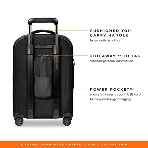 Briggs & Riley ZDX-Expandable Luggage with 4 Spinner Wheels, Black - Briggs & Riley ZDX-Expandable Luggage with 4 Spinner Wheels, Black - Travelking