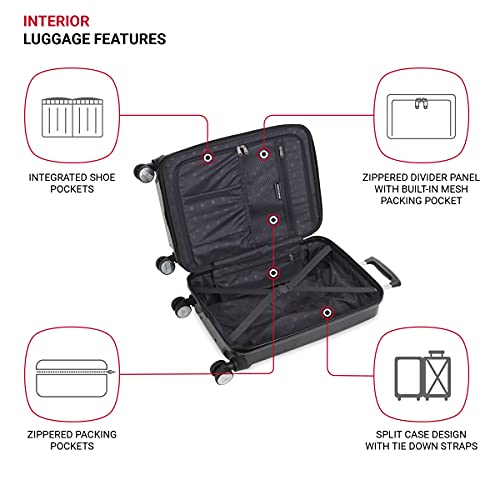SwissGear 7786 Hardside Expandable Luggage with Spinner Wheels - SwissGear 7786 Hardside Expandable Luggage with Spinner Wheels - Travelking