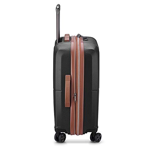 DELSEY Paris St. Tropez Hardside Expandable Luggage with Spinner Wheels, Black - 28"