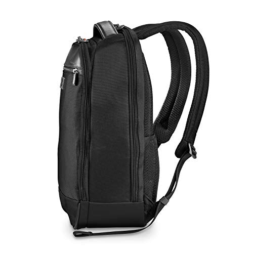Briggs & Riley @ Work Medium Slim Backpack, Black, Large - Briggs & Riley @ Work Medium Slim Backpack, Black, Large - Travelking