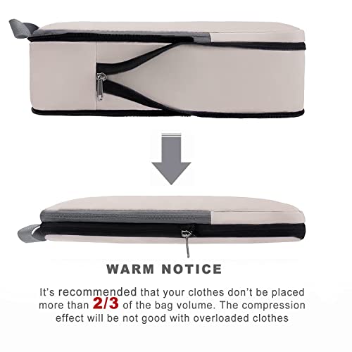BAGAIL 4 Set Compression Packing Cubes Organizers - BAGAIL 4 Set Compression Packing Cubes Organizers - Travelking